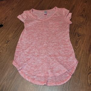 Red short sleeve t shirt women's size medium